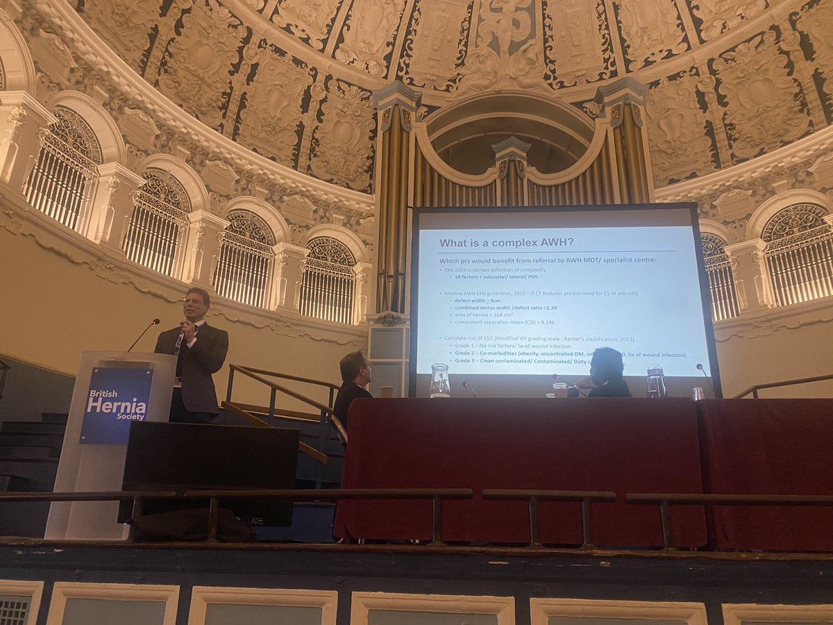 pritadaliya's tweet photo. Great talk by Toby Hammond defining complex hernias and component separation techniques  @BritishHernia 

#oxford #abdominalwall #componentseparation #complexhernia #hernia https://t.co/wwIDdkRmZS