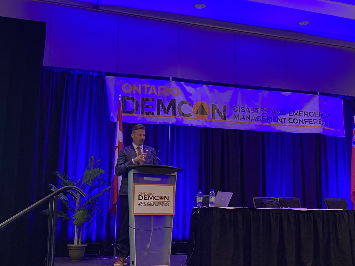 PreparedON's tweet image. Team EMO was onsite @OntarioDEMCON hosting a workshop on planning large-scale exercises, sharing knowledge and training opportunities with partners and speaking to our achievements towards a safe, practiced and prepared Ontario.

Thank you for having us #DEMCON!