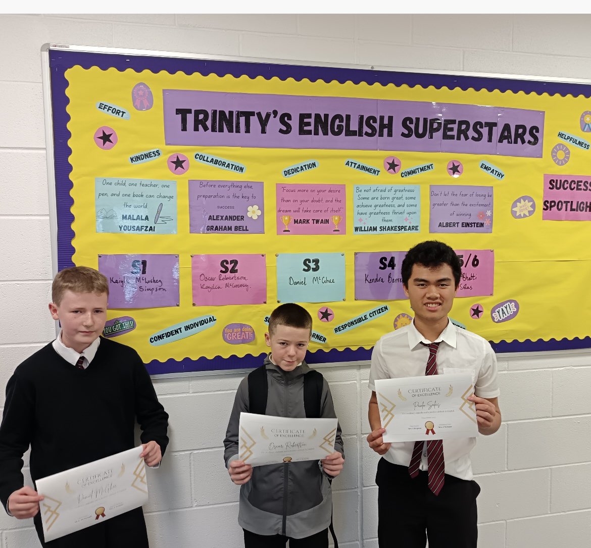 THS English Dept tweet media