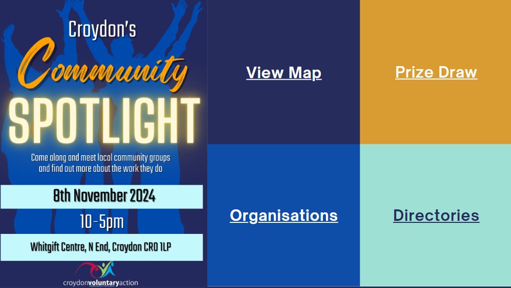 VCCroydon's tweet photo. 📣 It’s Back! 📣 Get ready for the Croydon Community Spotlight event this Friday at Whitgift Square! 🌟 https://t.co/ZeYLZlbjy3
#community #croydon #strongertogether
#CommunityEvent #Fun #BingoChallenge #SpotlightEvent https://t.co/wDmxdR8u5B