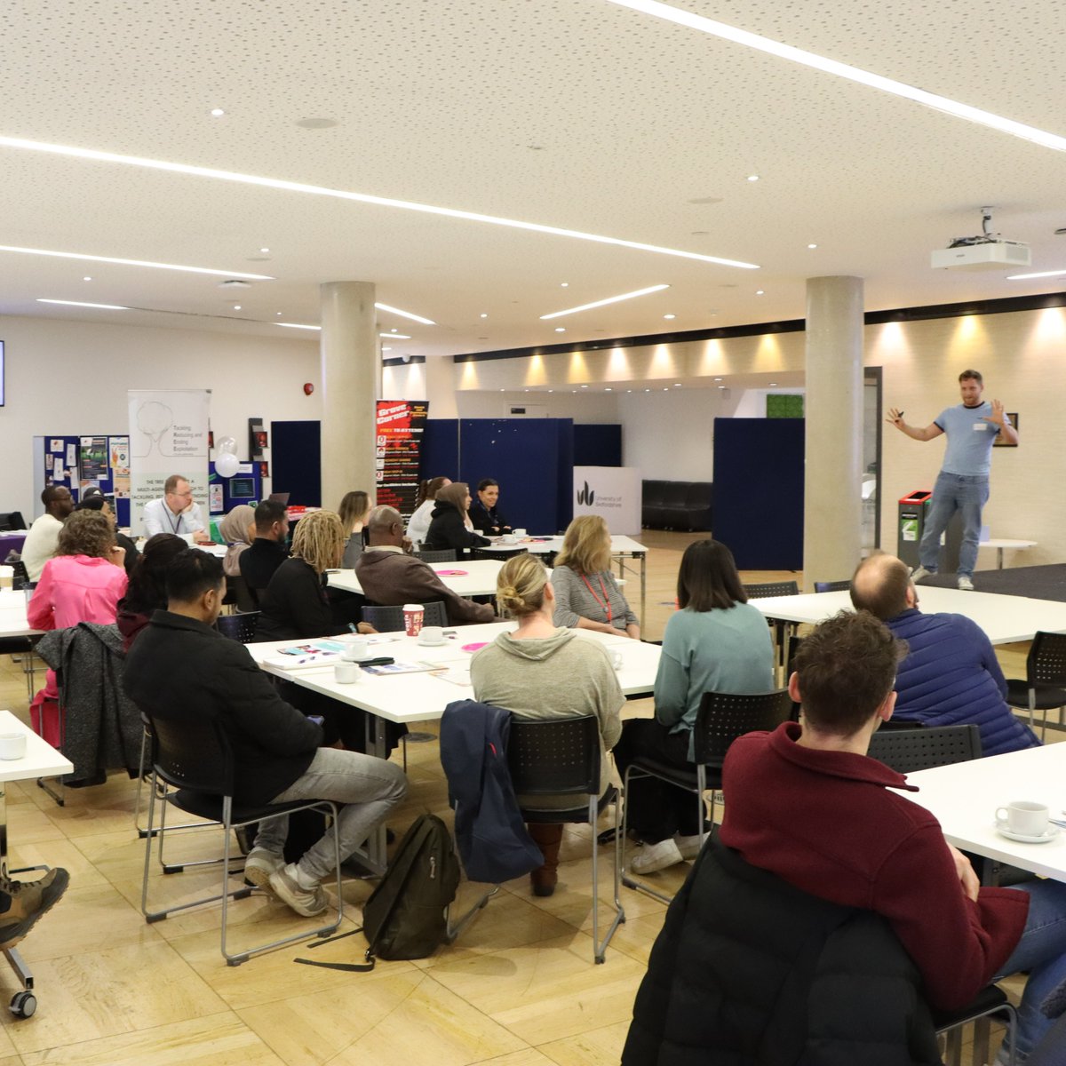 UoB_SASS's tweet image. As part of our #Changemakers initiative the School of Applied Social Sciences hosted a celebration of #youthwork across #Bedfordshire aimed at youth work practitioners from a range of settings to come together and celebrate youth work taking place across the county