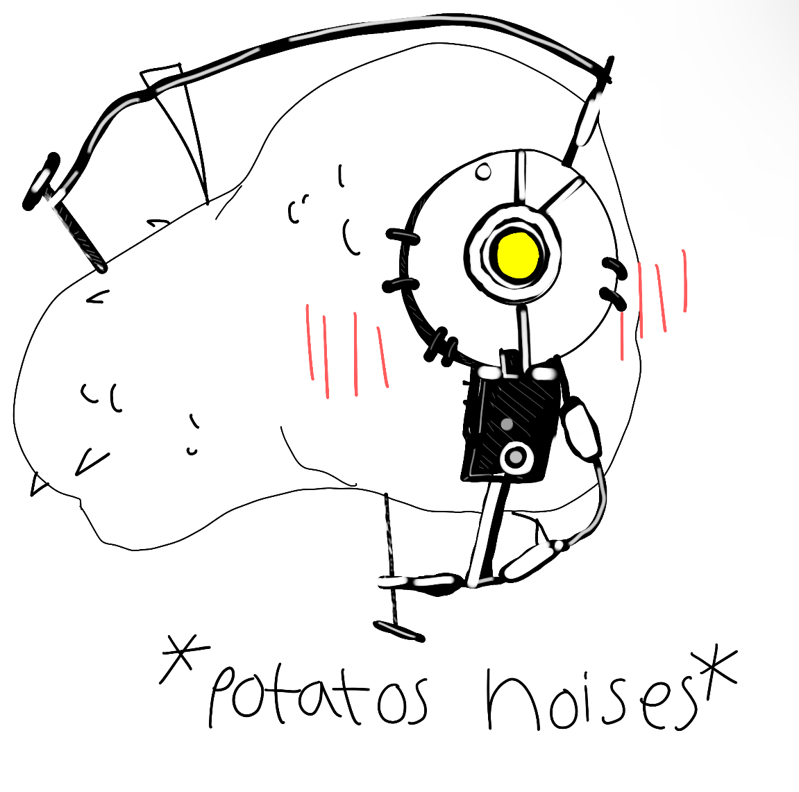 Be gay #portal2 #GLaDOS #ChellDOS #toxicyuri