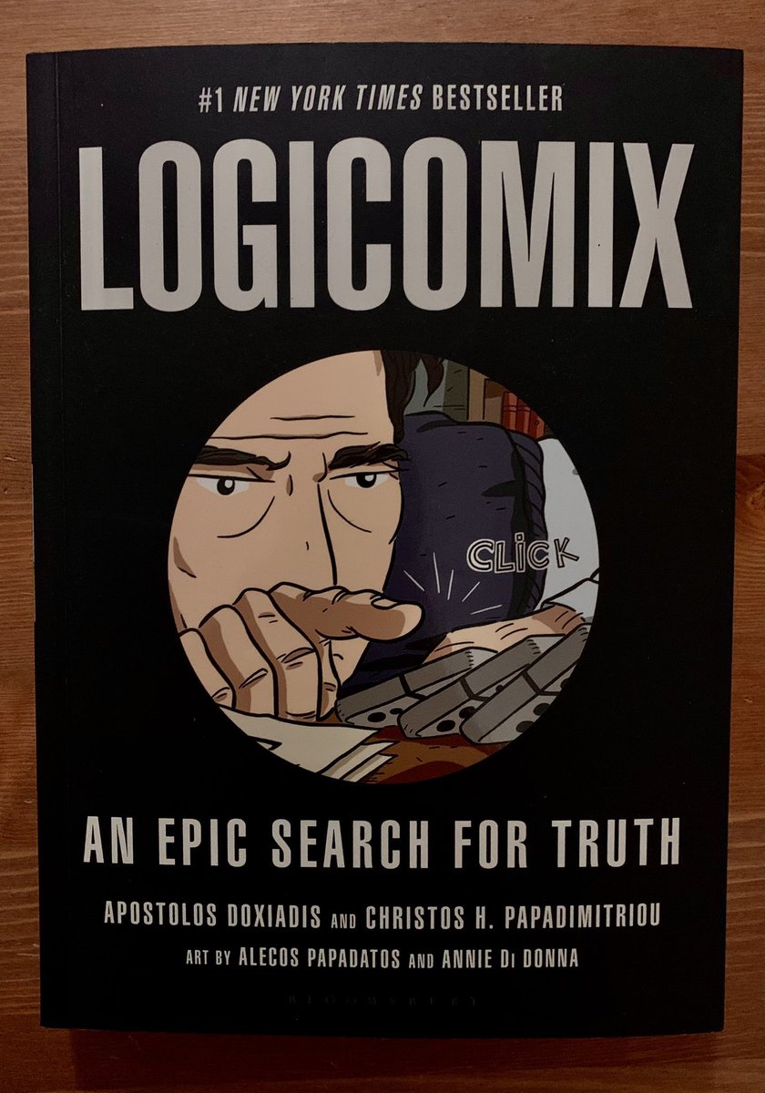liliampak's tweet image. One-of-a-kind; the most appropriate word choice for this masterpiece. 

#Logicomix #ChristosPapadimitriou #ApostolosDoxiadis