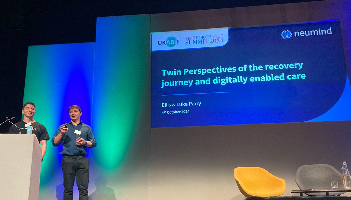 A BIG shoutout to Silverliner Luke and his twin brother Ellis Parry <a href="/neumindapp/">neumind</a> who delivered a fantastic presentation at the UKABIF Time for Change Summit 2024 in Manchester.  Luke is truly inspirational and he continues to inspire and help others.
#UKABIFSummit24 #NEUMIND