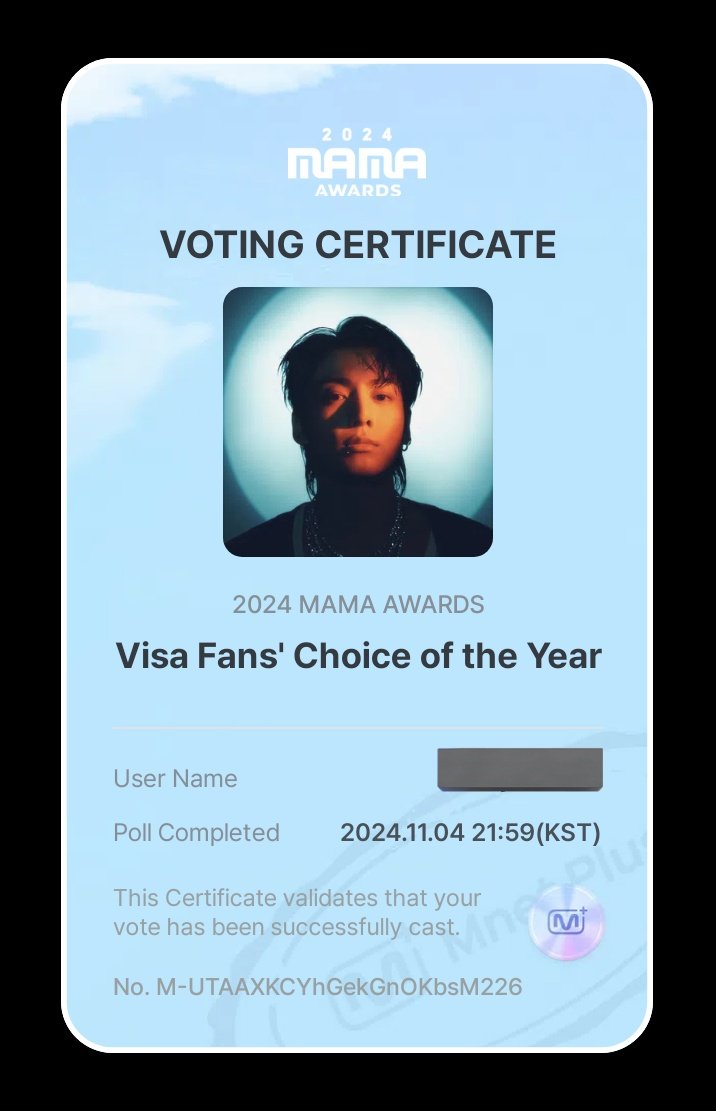 RiaCooky's tweet photo. I vote for #jungkook at #2024MAMAVOTE https://t.co/N6xWXCxrL7