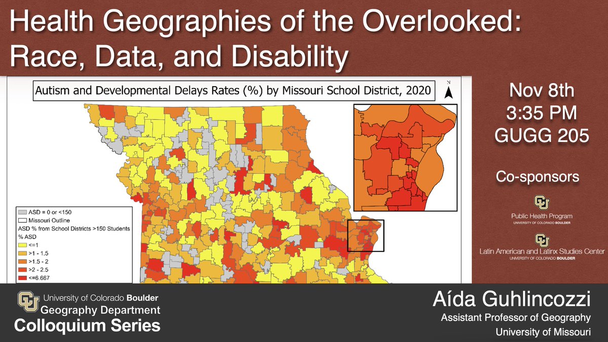 Department of Geography, CU Boulder (@cugeography) on Twitter photo 