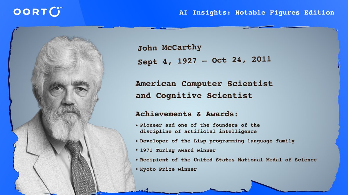 🌟Happy Monday!

We're excited to kick off a new series – OORT AI Insights – where we dive into fun facts and spotlight notable figures in the AI space!
