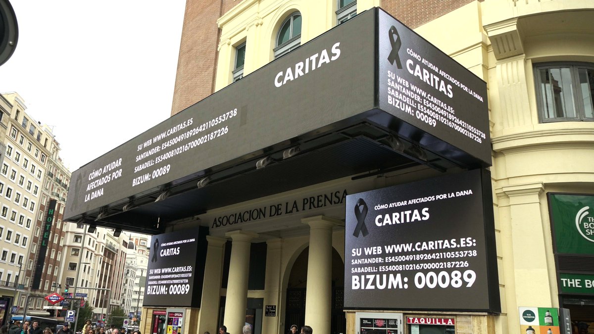 super8es's tweet image. Conmovidos por el desastre natural que ha afectado a Valencia, queremos expresar nuestra solidaridad y apoyo a quienes han sufrido las consecuencias de esta emergencia. Ponemos a disposición nuestras pantallas para compartir información importante y de servicio público.
#dooh