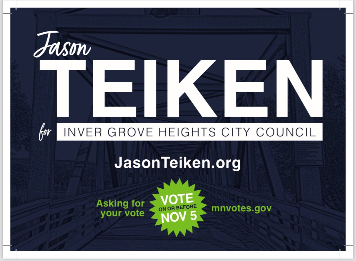 A new voice on the City Council. Fresh ideas and perspectives. Community engagement. 
Thank you to everyone who has voted for me already. I intend to work hard to deserve your trust. If you haven’t voted yet and need more information, check out mnvotes.gov