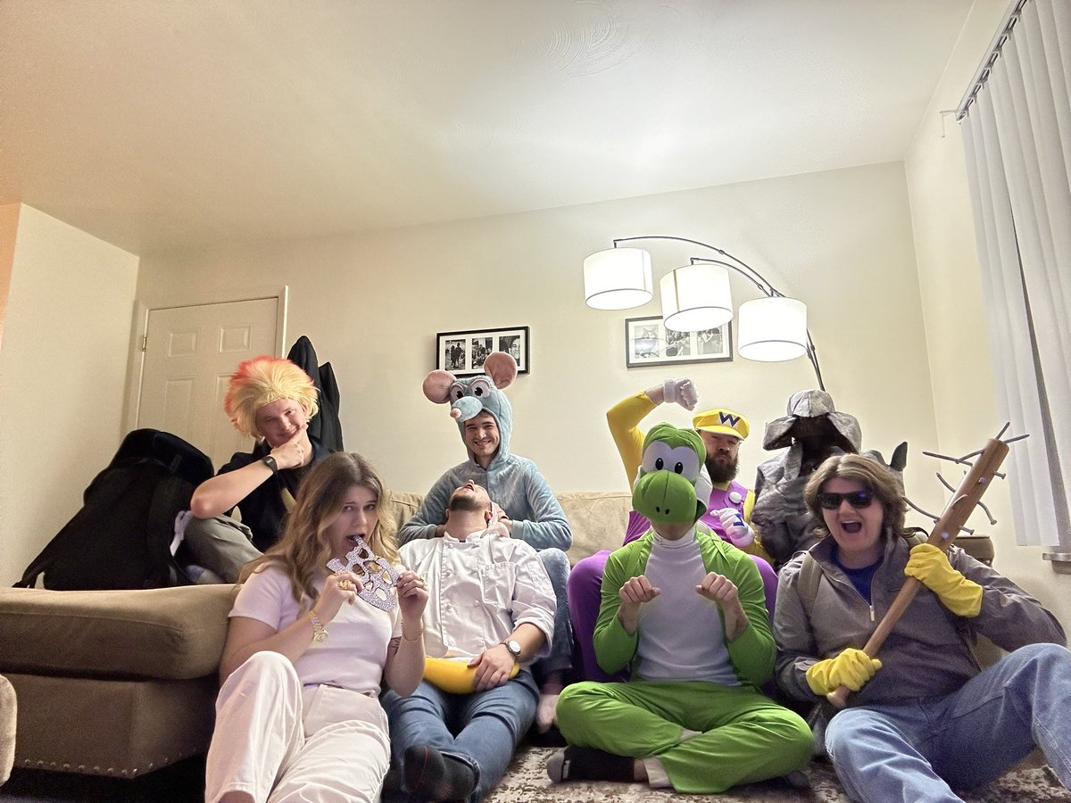 we upped the decor for our annual League of Legends worlds x Halloween costume party this year

The Baron pit, river (with Scuttle Crab), and jungle (with Krugs and Gromp.)