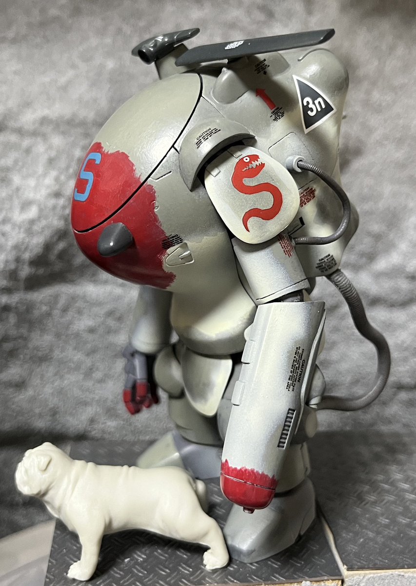 gion0985's tweet image. 第320戦隊S中隊

基本塗装とデカール完了。
クリア吹いて部分塗装しよう。

#マシーネンクリーガー 
#SuperBall