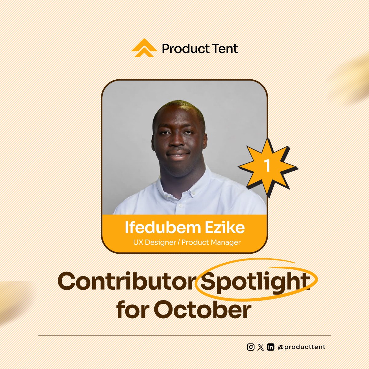 ProductTent's tweet photo. Meet @DubemtheDsgnr, a Product Tent community member who transitioned into Product Management from UI/UX in 2023. He's tackling new challenges, honing a data-driven approach, and actively seeking his next PM role. We're proud to have him in our community!

#ProductTent #PMJourney https://t.co/zfQ7Vz5rb2