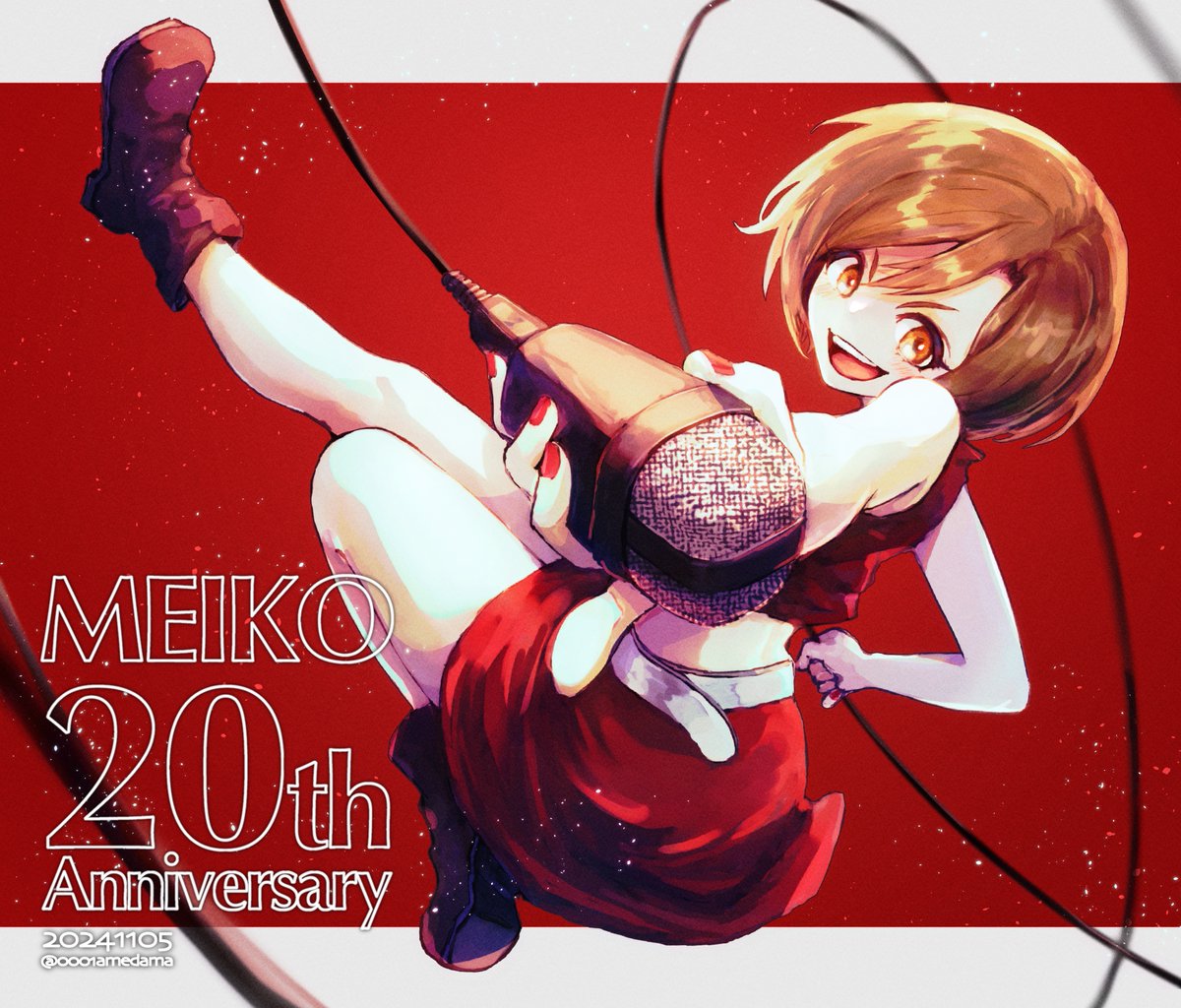 0001amedama's tweet photo. ❤️❤️❤️❤️❤️❤️
#MEIKO 
#MEIKO20th 
#MEIKO誕生祭2024 https://t.co/wv8NyvQ8N4