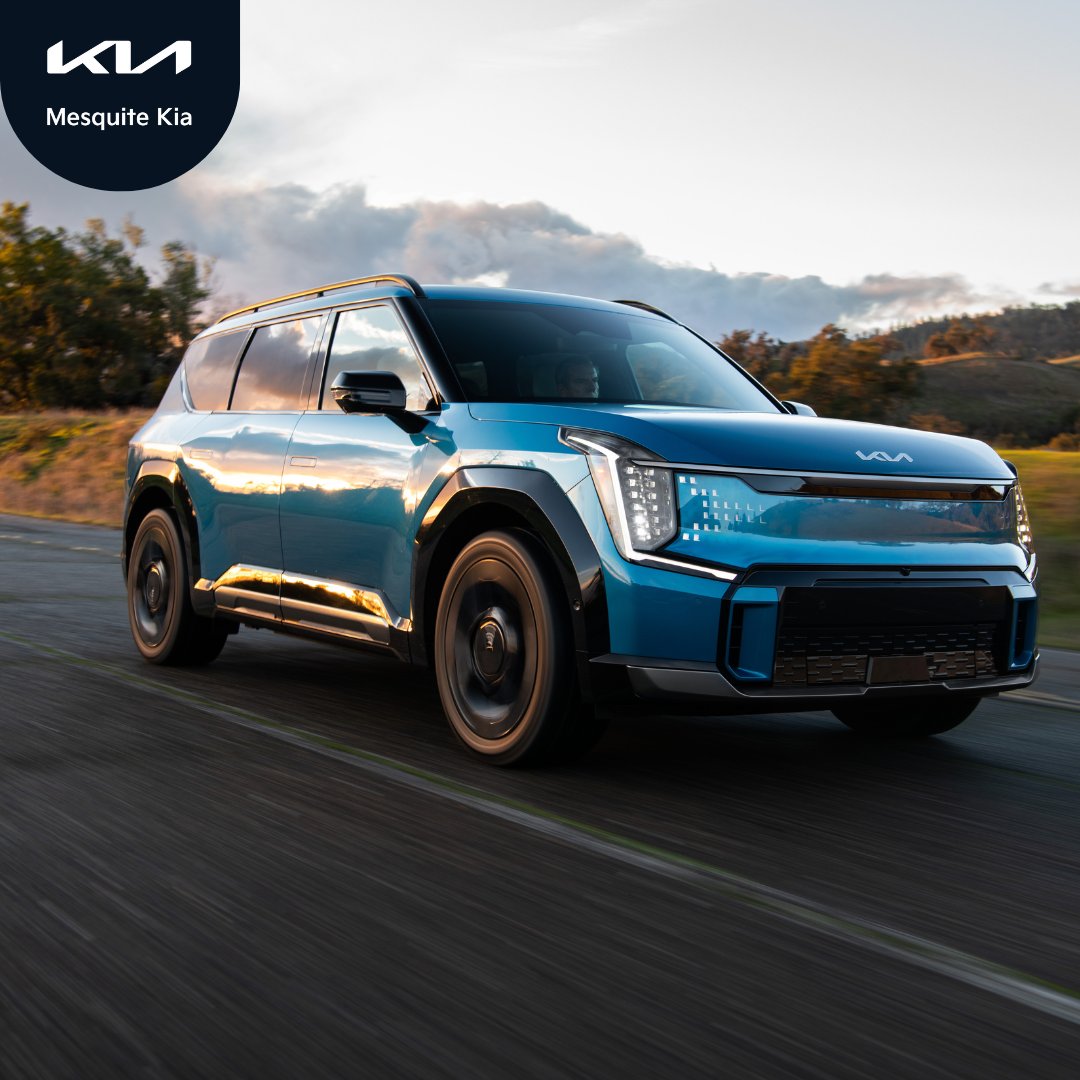 MesquiteKia's tweet image. Get ready to electrify your drive with the all-new Kia EV9 at Mesquite Kia! ⚡🚙 This spacious and stylish SUV is packed with tech and ready for adventure. Come see what the future feels like!

🔗 tinyurl.com/anyxcwwt

#MesquiteKia #KiaEV9 #ElectricFun #DriveTheFuture
