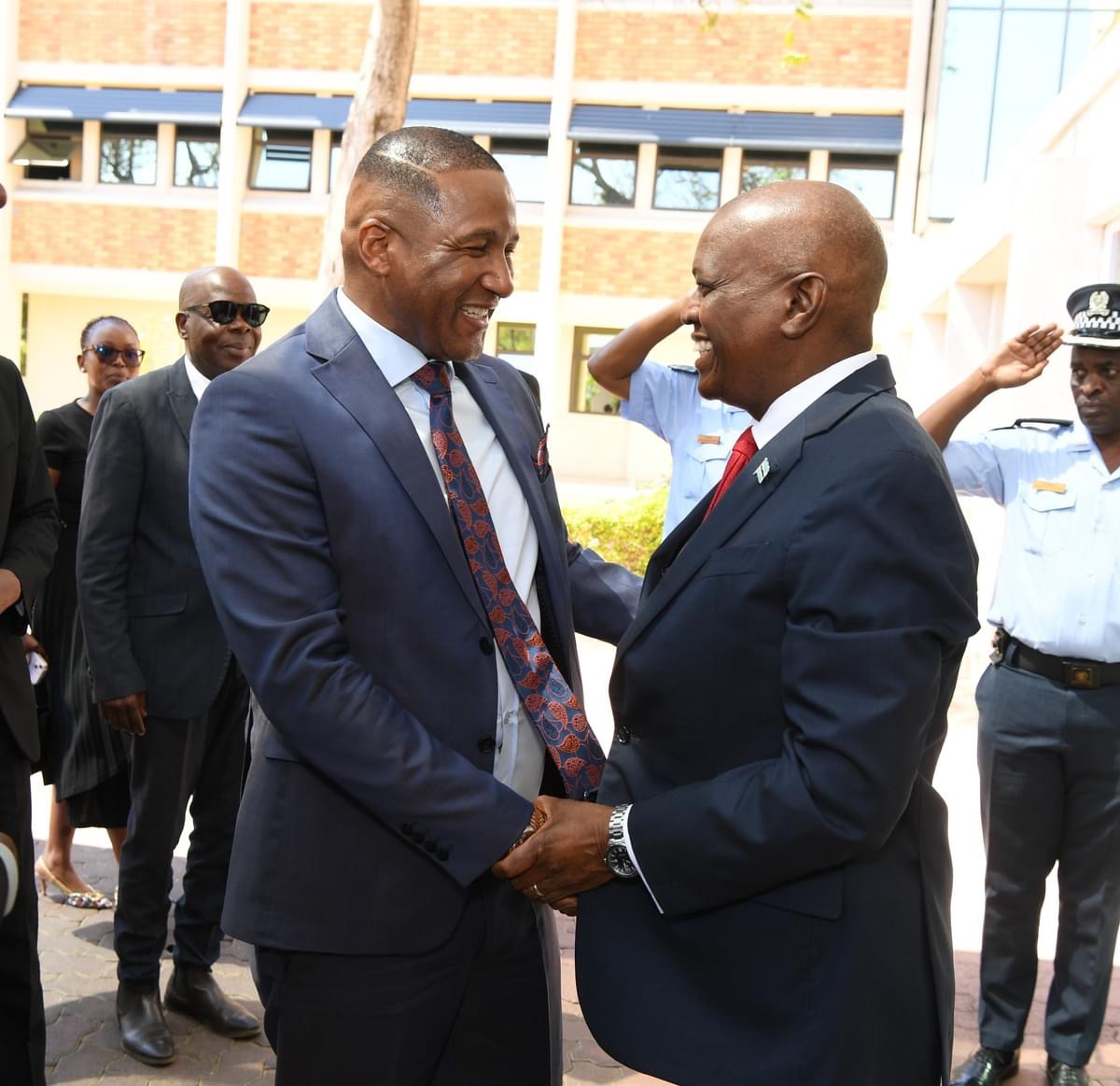 Today, we completed the administrative handover from my predecessor, Dr. Eric Keabetswe Masisi, to myself as the newly elected president. I am proud to serve a nation that holds the highest respect for democracy.