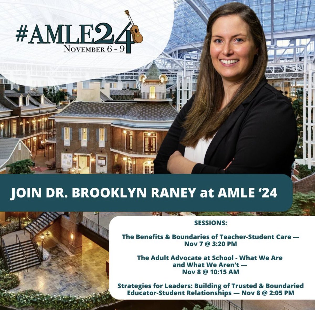 The week of all weeks is here! Cannot wait to see everyone at <a href="/AMLE/">AMLE</a>! 🤩

#amle24