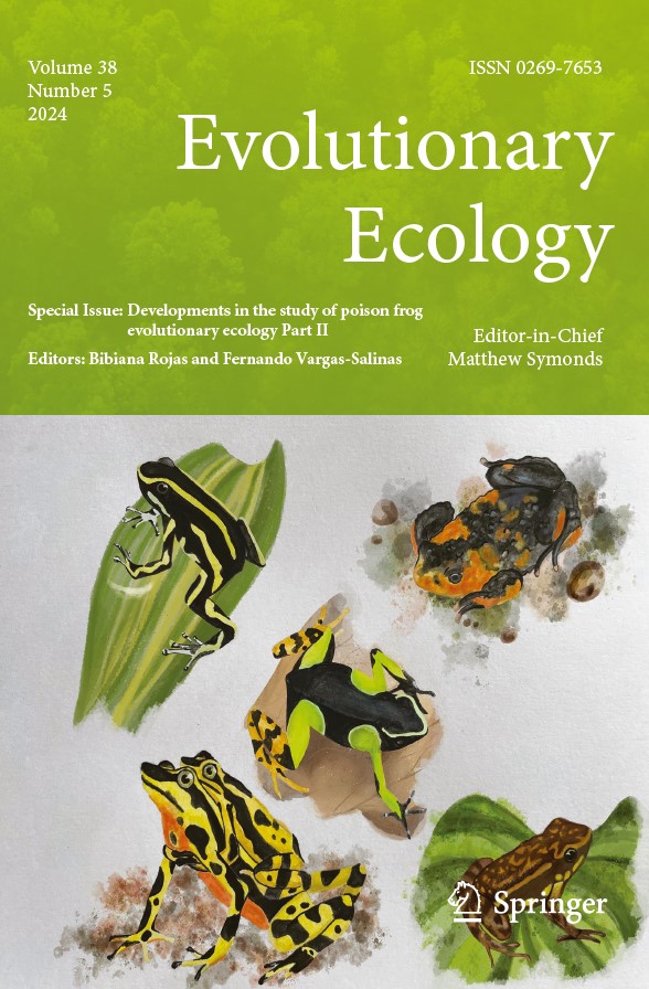 Evolutionary Ecology (@evoecology) on Twitter photo 🔥OFF THE PRESS <a href="/evoecology/">Evolutionary Ecology</a> October 2024 (38:5) special issue “Developments in the study of poison frog evolutionary ecology Part II” by <a href="/biobiiana/">Bibiana Rojas</a> <a href="/fvargas_salinas/">Fernando Vargas-Salinas</a> 🆕link.springer.com/journal/10682/…🆕
Sign up for TOC alerts today➡️ springer.com/alerts-fronten… #SNEVEC #SpringerNature 🔥OFF THE PRESS <a href="/evoecology/">Evolutionary Ecology</a> October 2024 (38:5) special issue “Developments in the study of poison frog evolutionary ecology Part II” by <a href="/biobiiana/">Bibiana Rojas</a> <a href="/fvargas_salinas/">Fernando Vargas-Salinas</a> 🆕link.springer.com/journal/10682/…🆕
Sign up for TOC alerts today➡️ springer.com/alerts-fronten… #SNEVEC #SpringerNature