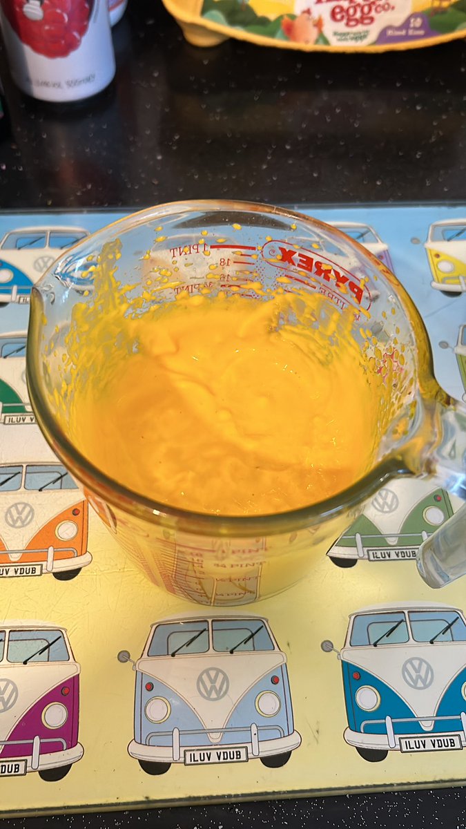 My attempt at homemade mayo… some people were just meant to order pizza 😒