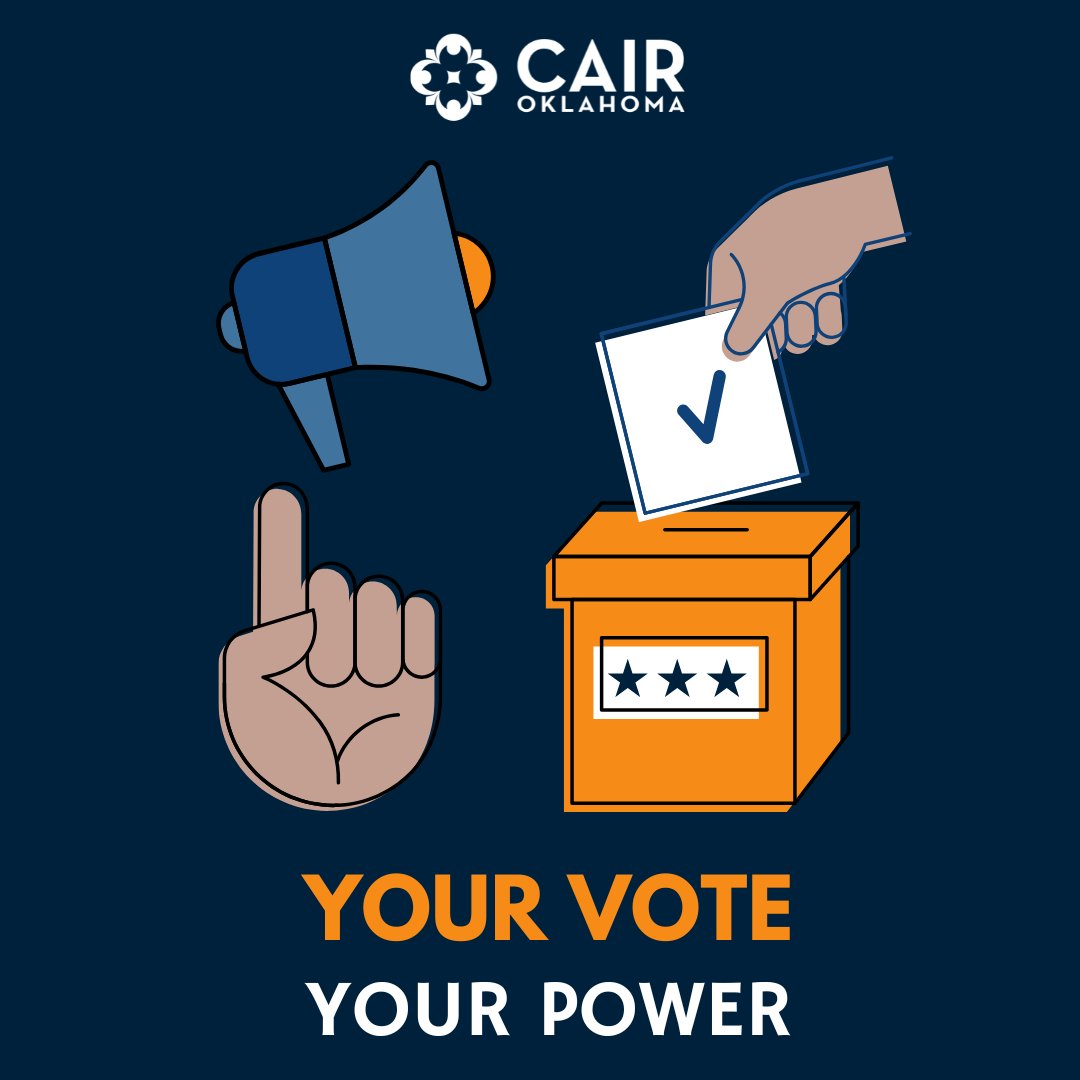🗳️ Tomorrow’s the big day, OK! Polls are open 7 am - 7 pm. Need a quick prep on candidates &amp; issues? Check out our guide! 🔗cairoklahoma.com/okiemuslimvote/ #VoteOklahoma #MakeYourVoiceHeard