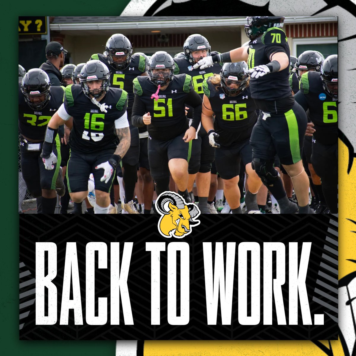 Back to work!!
#DelValFootball #Family