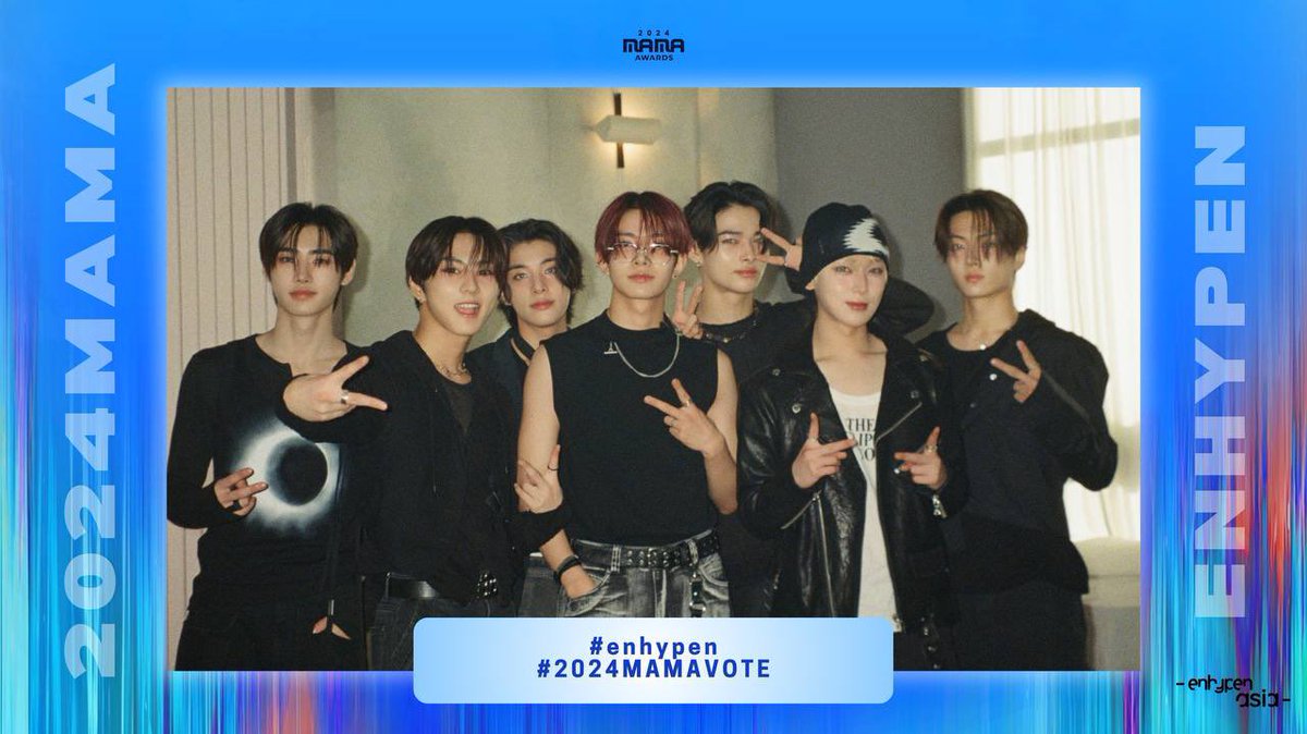 I vote for #enhypen on #2024MAMAVOTE