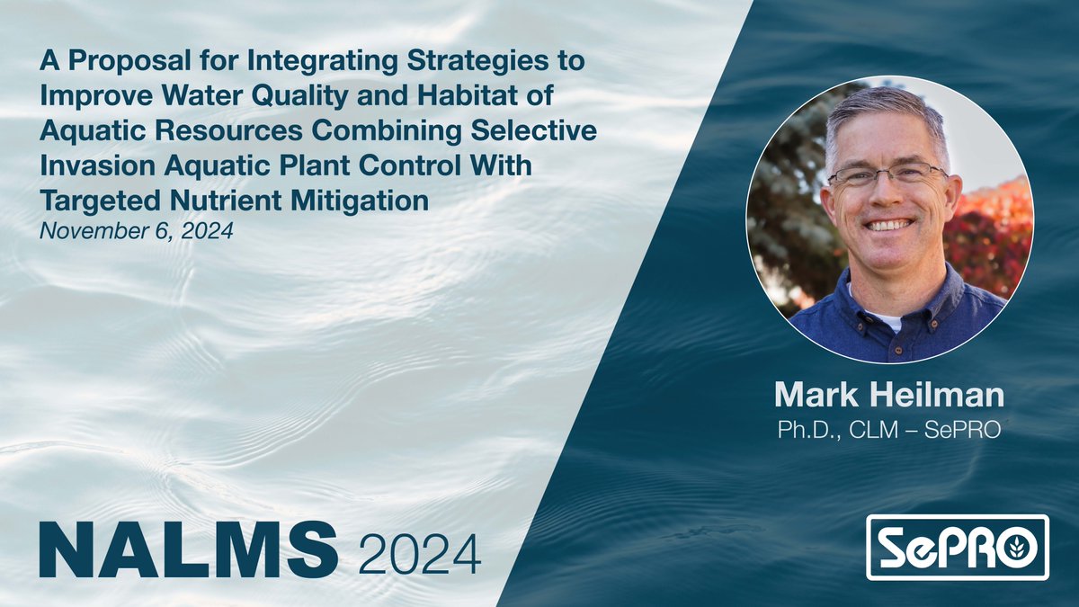 Come see Dr. West Bishop and Dr. Mark Heilman present at #NALMS2024 on November 6th. 

You won't want to miss two of the brightest minds in the industry discuss exciting new findings.