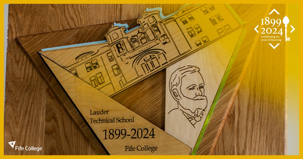 📚 As part of our 125th anniversary celebrations, the library at our new Dunfermline Campus has been named after our founding father, George Lauder, with the unveiling of a commemorative plaque crafted by our talented Interior Design students. 

🔗 orlo.uk/h2M90