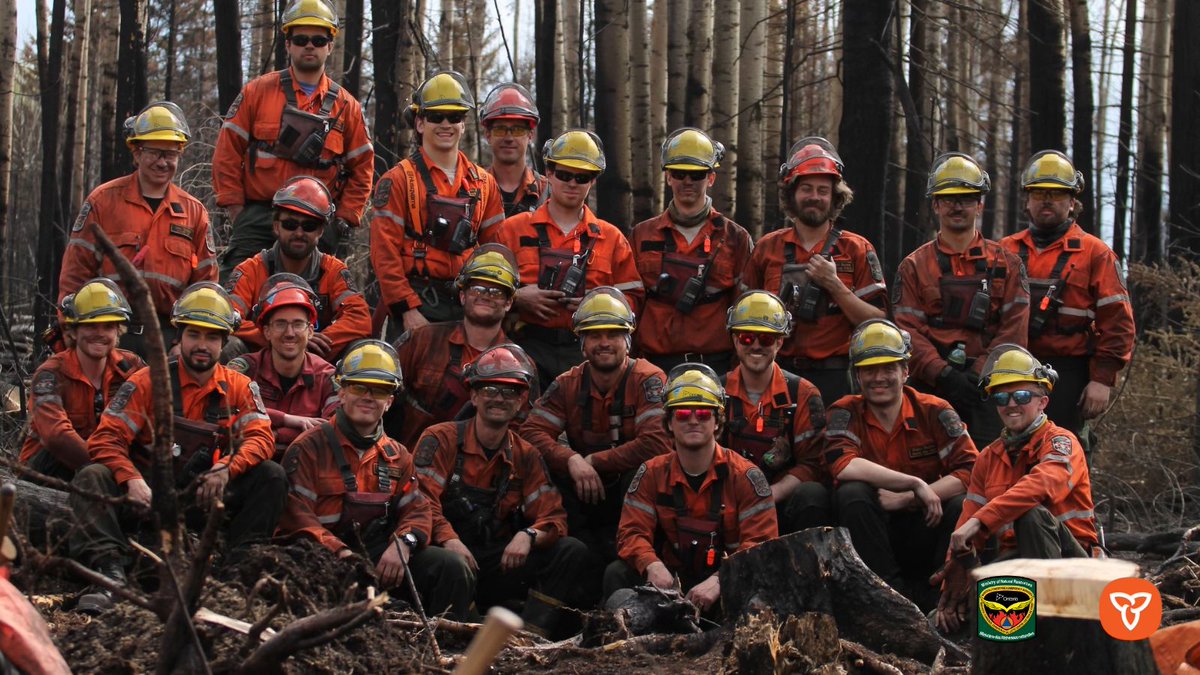 ONforestfires's tweet photo. This past fire season, #Ontario #FireRangers and fire management personnel were deployed out of province &amp; out of country to support colleagues in Alberta, British Columbia, Manitoba, Saskatchewan, Northwest Territories, Newfoundland &amp; the USA. Thank you all for your hard work! https://t.co/r8Op9AHOdG