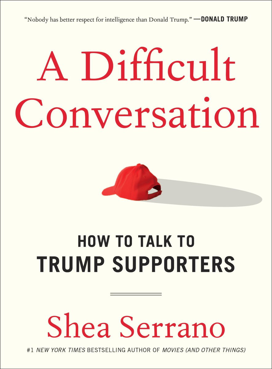 because of the election tomorrow we’ve made this available again

a free downloadable book 

a step-by-step guide on how to talk to trump supporters in various situations

sheaserrano.gumroad.com/l/akjbPu

good luck to us all

vote tomorrow if you haven’t already