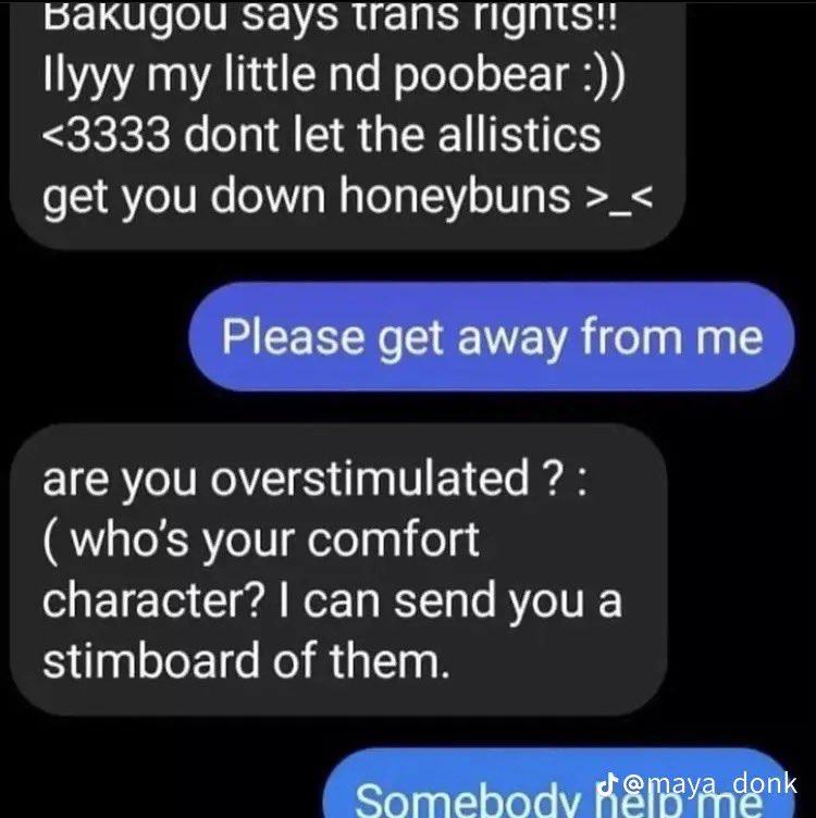 deadbeatunreal's tweet image. “this person keeps on dming me this weird shit please help.”