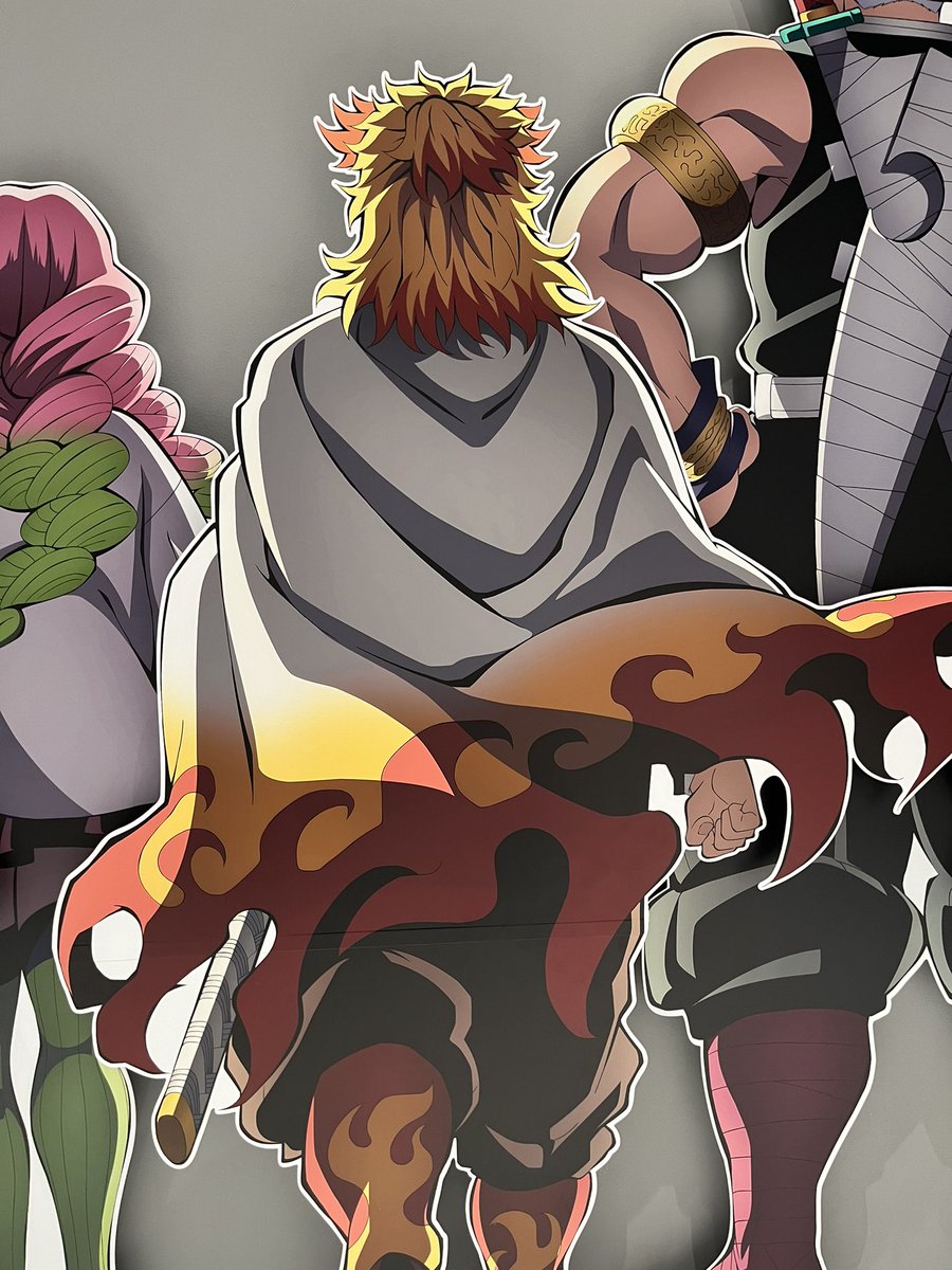 頼もしい後ろ姿🌊💎🔥🐍🍡 #柱展 #鬼滅の刃 #冨岡義勇 #宇髄天元 #煉獄