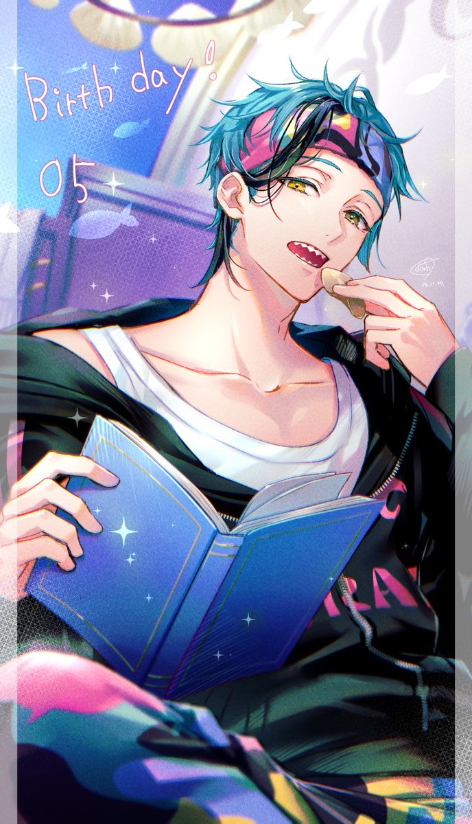 今年もお誕生日おめでとう🎂🥂🐟

#リーチ兄弟誕生祭2024
#ジェイド・リーチ誕生祭2024
#フロイド・リーチ誕生祭2024