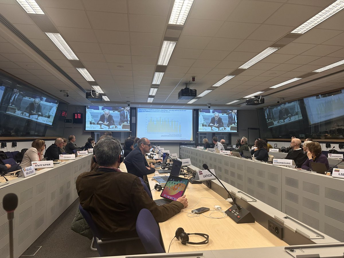 adam rogalewski (@rogalewskiadam) on Twitter photo Full room at the European social dialogue in social service sector committee meeting. We thank <a href="/EU_OSHA/">EU-OSHA 🇪🇺</a> for their presentation on OSH overview in Health and Social Care. <a href="/EPSUnions/">EPSU</a> <a href="/SocialEmployers/">SocialEmployersEU</a> Full room at the European social dialogue in social service sector committee meeting. We thank <a href="/EU_OSHA/">EU-OSHA 🇪🇺</a> for their presentation on OSH overview in Health and Social Care. <a href="/EPSUnions/">EPSU</a> <a href="/SocialEmployers/">SocialEmployersEU</a>