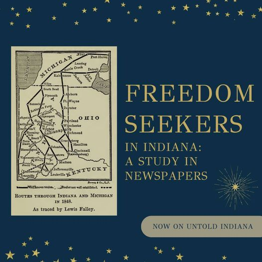 After the Civil War, the history of fugitive slaves often fell into tales of folklore &amp; hyperbole. The newest #UntoldIndiana post seeks to provide nuance to these narratives. These stories represent a fraction of the narrative about American slavery.

bit.ly/3Aeyj1O