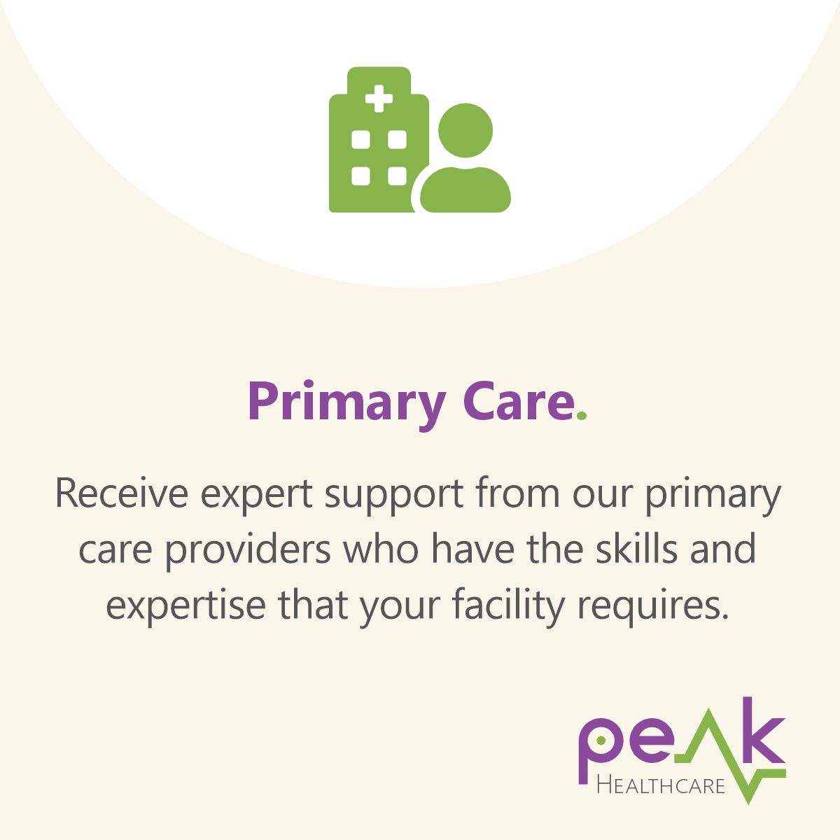 We're a primary care provider. Discover how our care teams can collaborate with your facility to prioritize patient well-being and enhance the quality of care. Learn more at peakhcgroup.com

#healthcare #primarycare #physicians