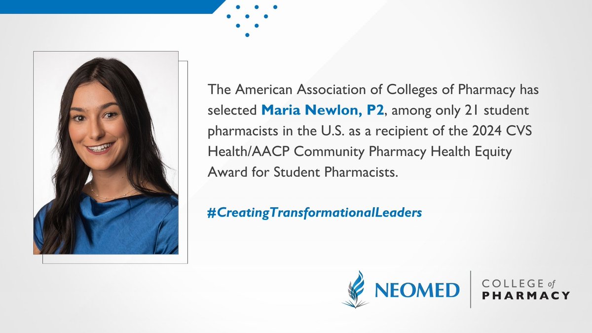 College of Pharmacy at NEOMED tweet media