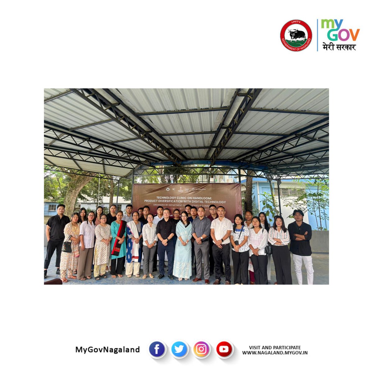 MyGov Nagaland (@mygovnagaland) on Twitter photo . <a href="/industries_naga/">Department of Industries and Commerce Nagaland</a> and NIDC under the Raising and Accelerating MSME Performances (RAMP) Scheme organized the first Technology Clinic for Handloom at NIELIT Dimapur under the topic “Product Diversification with Digital Technology” on 4th November 2024. . <a href="/industries_naga/">Department of Industries and Commerce Nagaland</a> and NIDC under the Raising and Accelerating MSME Performances (RAMP) Scheme organized the first Technology Clinic for Handloom at NIELIT Dimapur under the topic “Product Diversification with Digital Technology” on 4th November 2024.