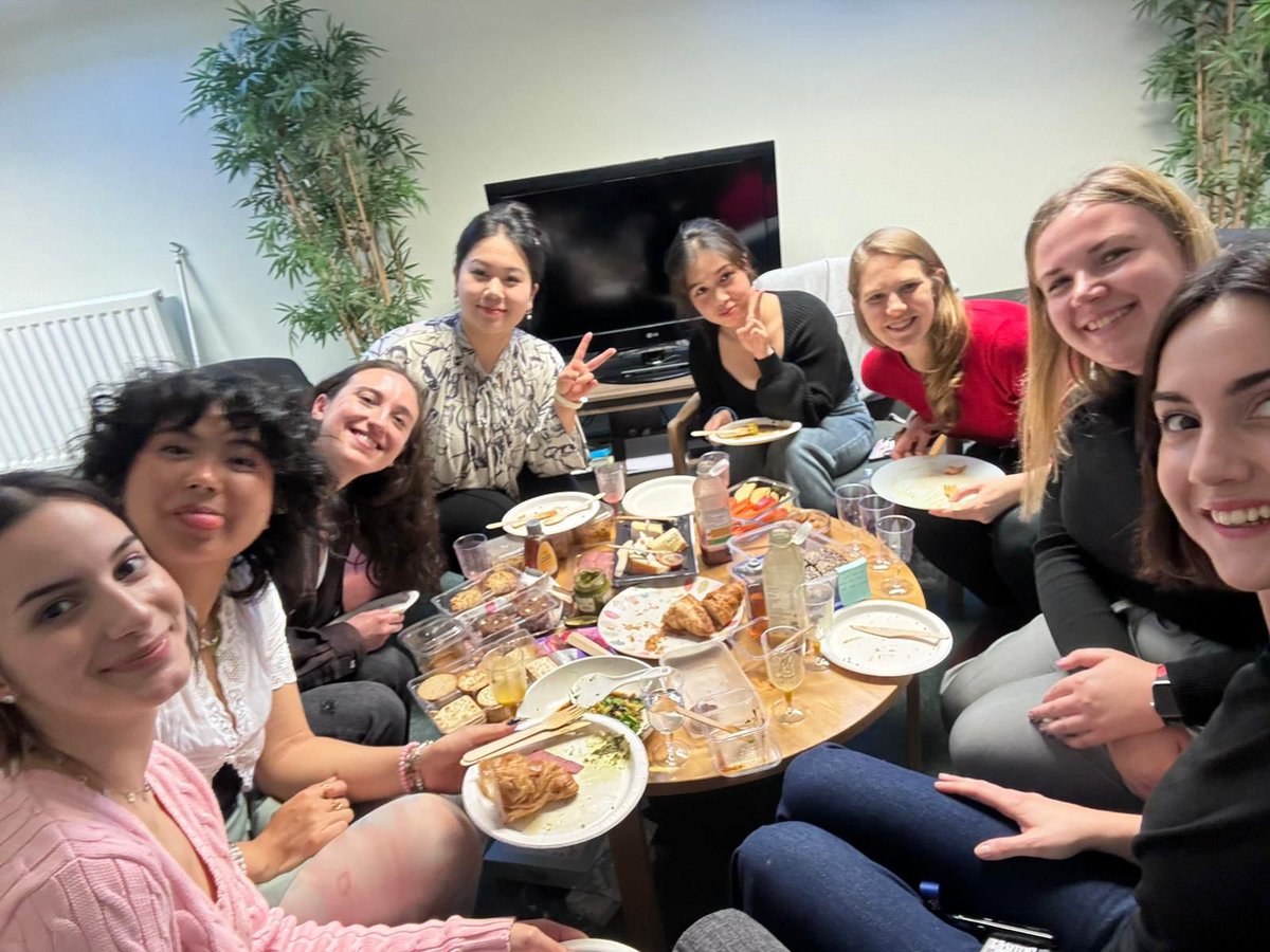 Our MSc CIE students at their pot-luck party