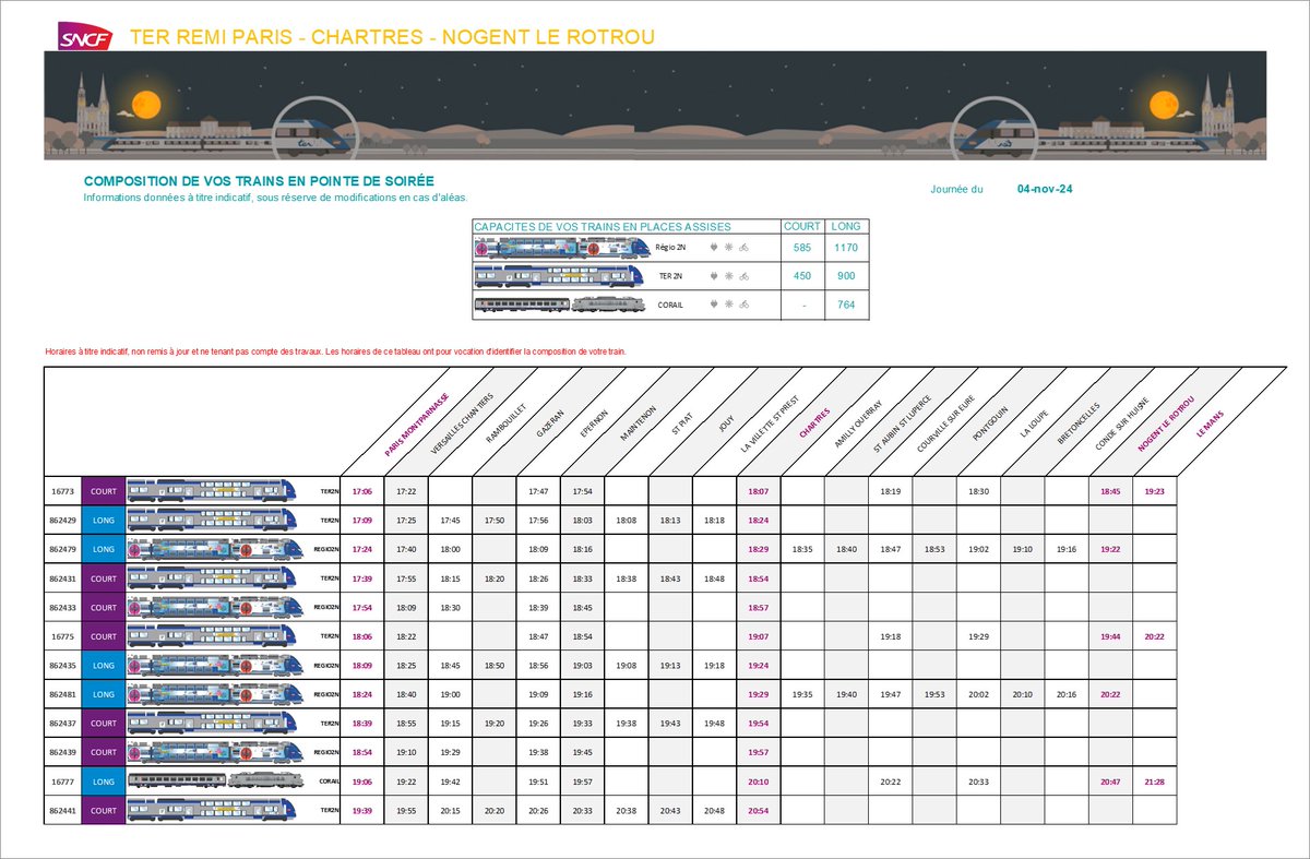 RemiTrainPCLM's tweet image. 🚆Voici la composition de vos trains pour ce lundi après-midi              

Je reste à votre disposition pour toute question.