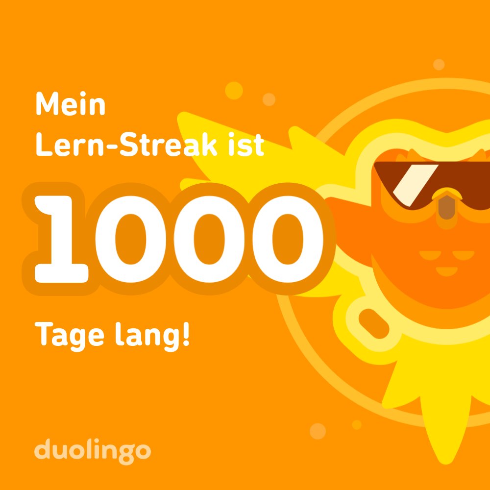 Lerne kostenlos eine Sprache mit mir! Duolingo macht Spaß und ist wissenschaftlich fundiert. Hier ist mein Einladungslink: invite.duolingo.com/BDHTZTB5CWWKT6…