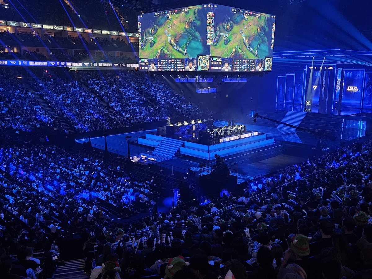 4th Worlds ✅
My second Worlds Final in-person, the first with a crowd.

Linkin Park live, Silver Scrapes, the GOAT winning his fifth. #Worlds2024 was special.