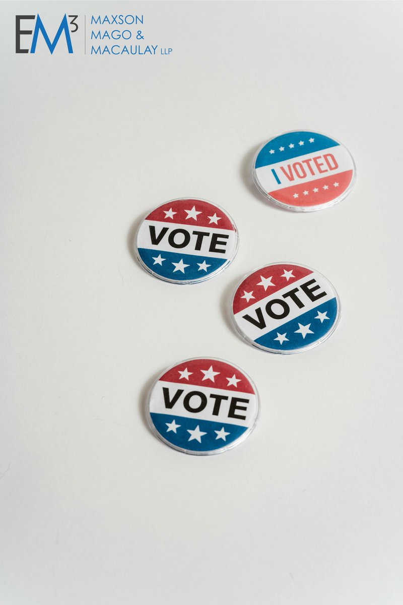 EM3Law's tweet photo. Tomorrow is Election Day! Voting is one of our most essential rights, allowing each of us to shape our community and country. Remember to make your voice heard—check your polling location and hours, and be sure to bring any necessary ID. Let’s exercise our civic duty together! https://t.co/RWejE6U7Zc