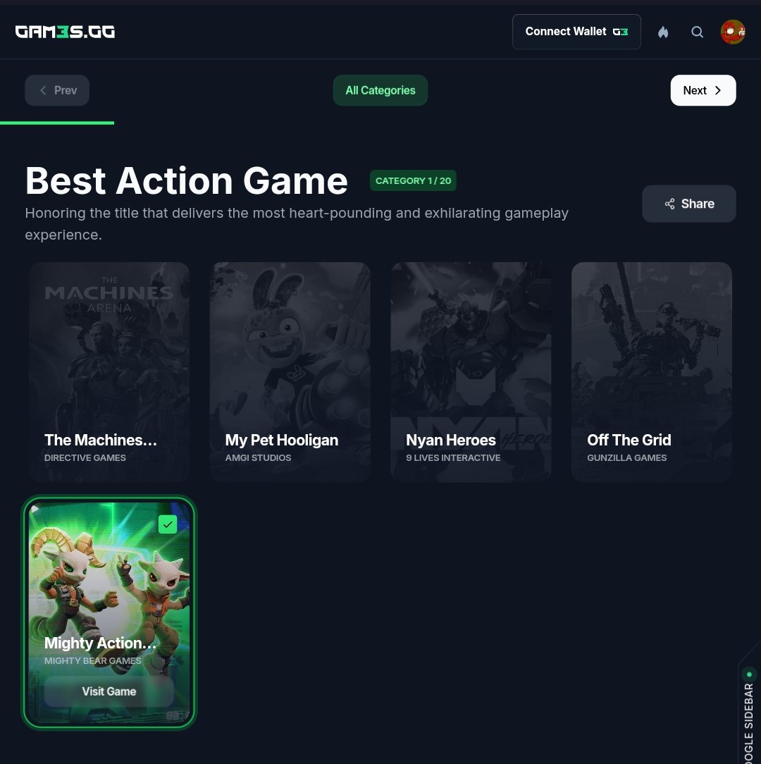 TettenNFTs's tweet image. Don't miss your chance to support the @PlayMightyHero in the best mobile and action games! Vote now and  let's make sure they get the recognition they deserve! @playgoatgaming #GAM3  🎮💪