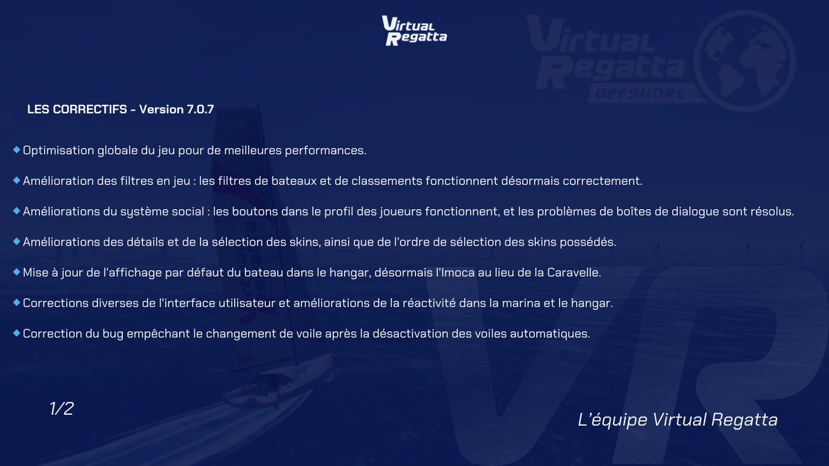Virtual Regatta tweet media