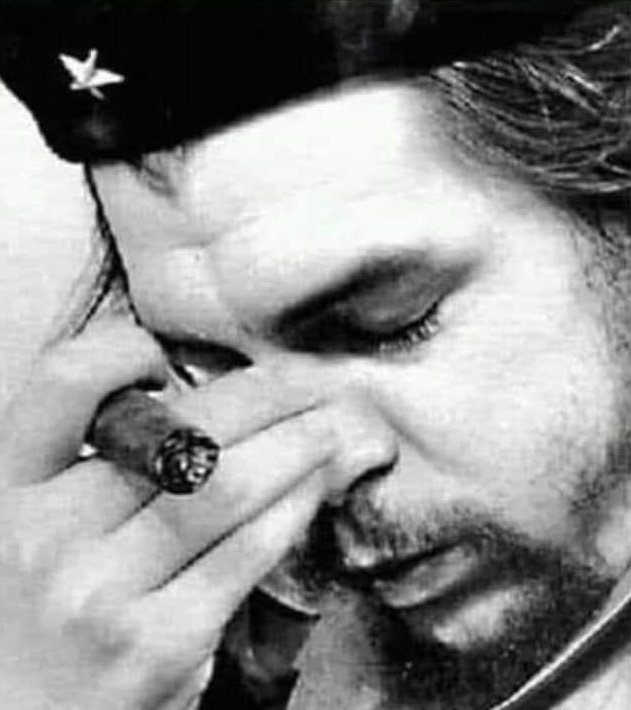 JCFloriant's tweet photo. Alias "El Ché Guevara" viendo a gente imbécil con su BANDERA en las MARCHAS GAYS después de que él mismo EJECUTÓ a más de 200 personas por ser homosexuales en sus campos de concentración.