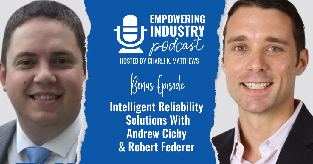 This week on the #EmpoweringIndustryPodcast, our host <a href="/CharliKMatthews/">Charli K. Matthews</a> sits down with Andrew Cichy and Robert Federer from Regal Rexnord to talk all things intelligent reliability and maintenance! 
Andrew brings over 15 years of tech sales experience as National Sales Manager for