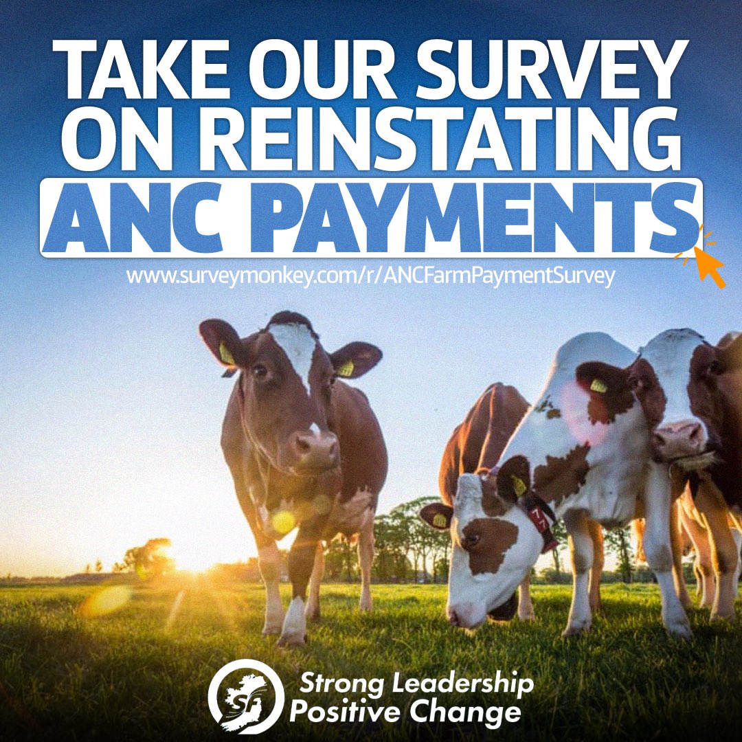 Sinn Féin is introducing a bill to the Assembly to restore ANC payments to support farmers.

We want to hear directly from farmers and rural communities about the challenges you face and how these payments can support you.

surveymonkey.com/r/ANCFarmPayme…