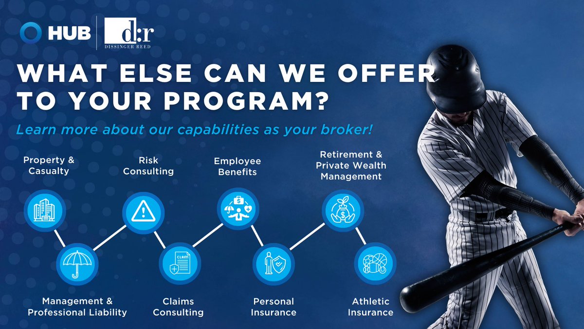 DissingerReed's tweet image. Dissinger Reed currently provides customized insurance solutions for over 250+ higher education institutions nationwide. Let us know how we can help today!

#hubinternational #insurancesolutions