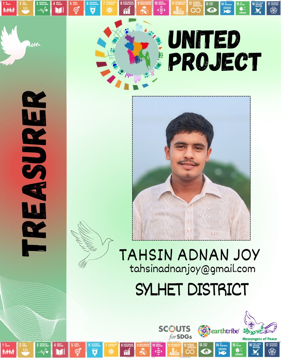 unitedprojectbd's tweet photo. According to the decision of the executive committee of United Project, three new young people have been appointed in different positions to further develop the activities of the organization.

#UnitedProject 
#volunteerism https://t.co/89D7Cyn3Kq