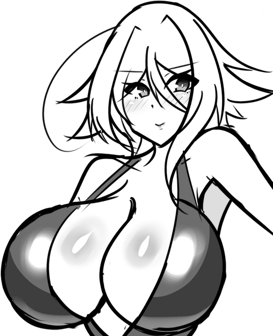 神威さんのおっぱい描きたくなったので落書きしてみました('ω') 